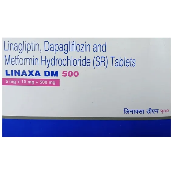 linaxa dm 500 tablet 10's